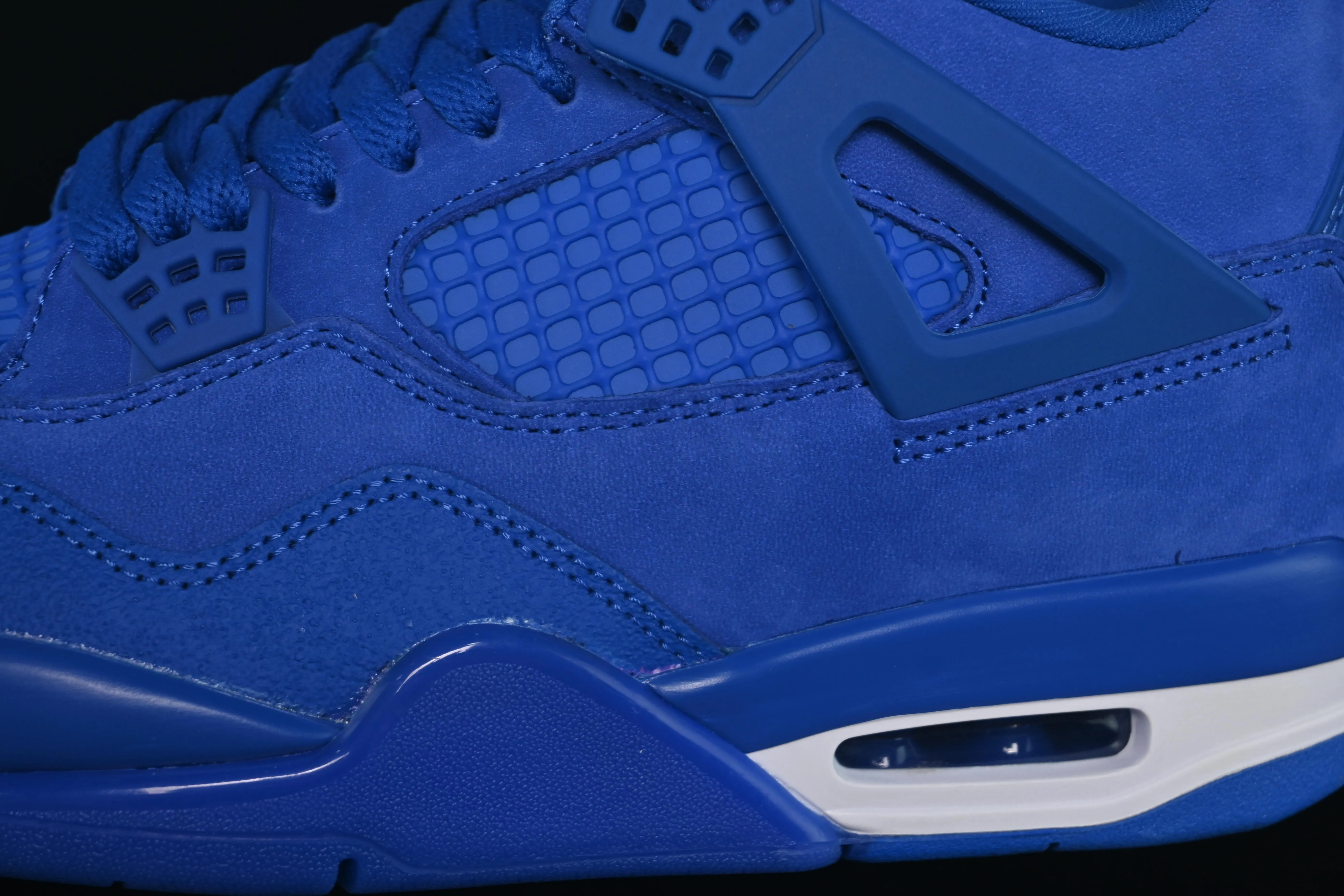 All categories Air Jordan Jordan series basketball shoes Air Jordan 4 Nigel Sylvester x Air Jordan 4 Retro "Blue" AJ4 Joe 4 joint blue brick HF4340-400